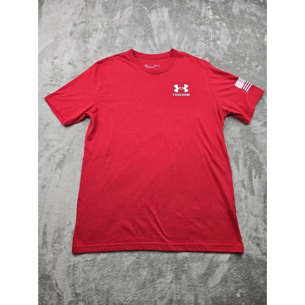 Under Armour Project Freedom Solid T-Shirt Red Men's M.